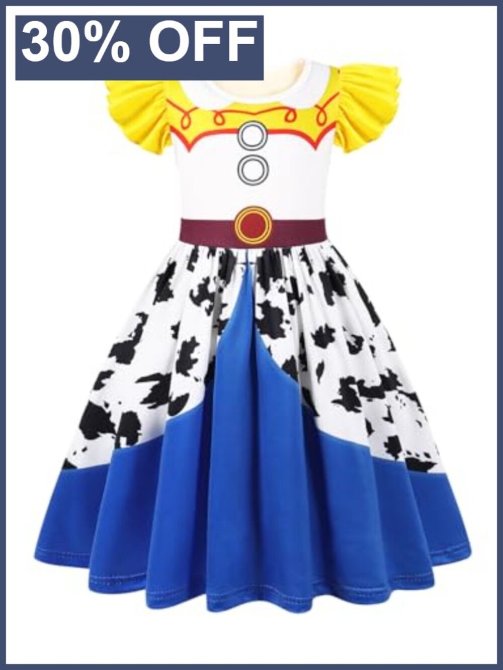 Kids Cowgirl Costume Dress Halloween Cosplay Role Play